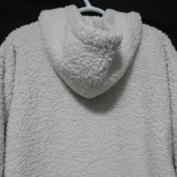 AERO | medium | Teddy / Sherpa Pullover Hoodie | Kangaroo Pocket - Picture 11 of 15